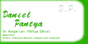 daniel pantya business card